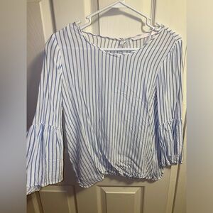 Zara striped blouse